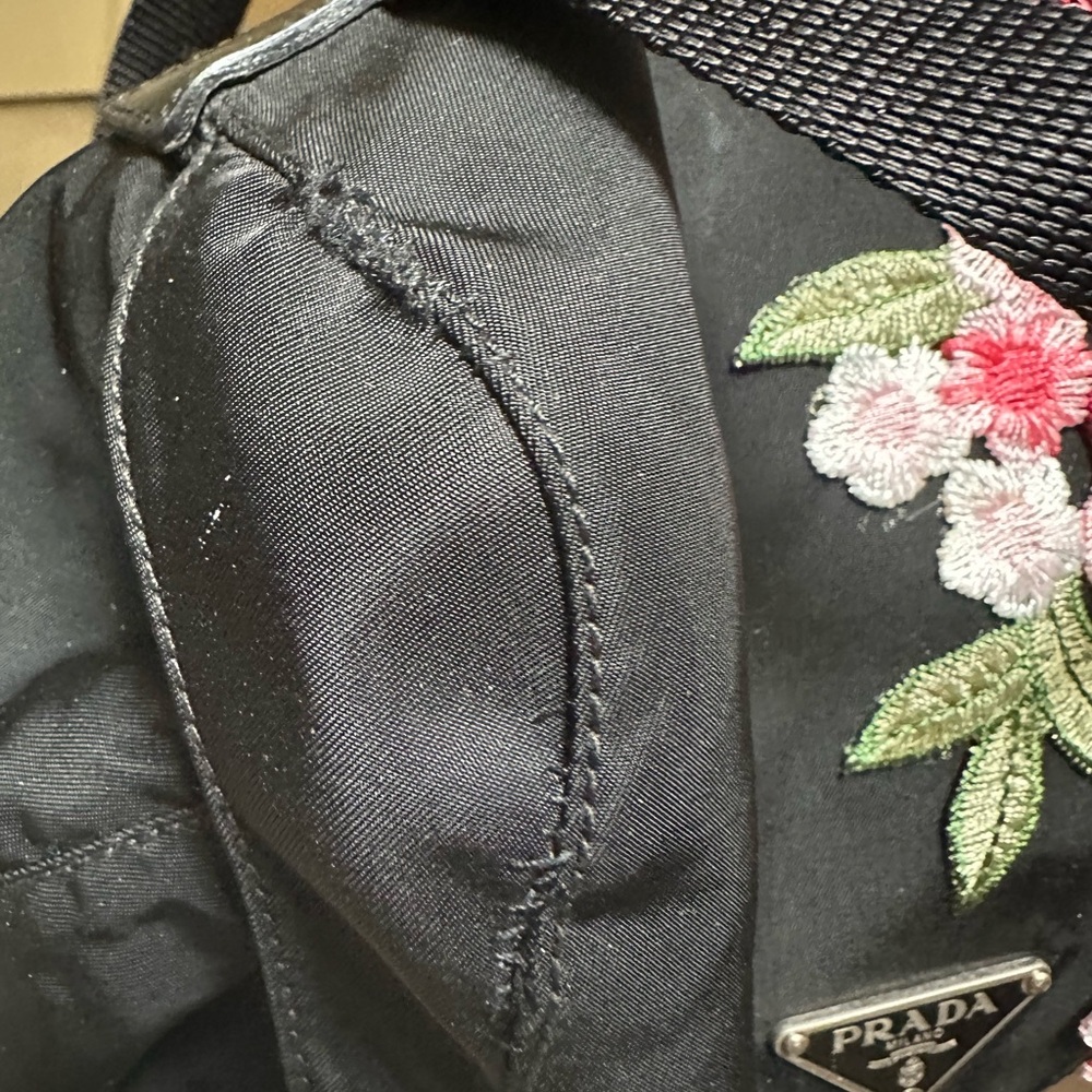 Authentic Prada Black Backpack Personalized With … - image 4